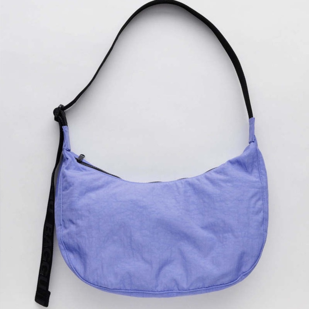 Baggu Medium Nylon Crescent Bag in Bluebell